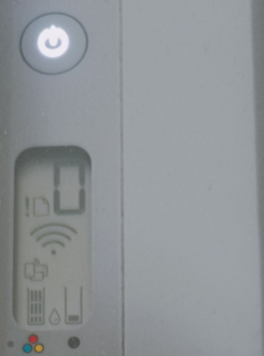 Urgent Sale - HP Deskjet 2723e  Printer+colour ink +50 A4 pages image indicator(8)