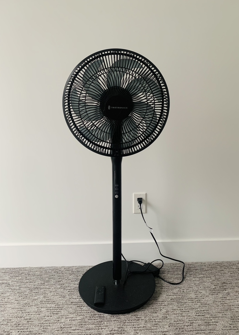 Taotronics quiet oscillating fan w remote control & timer