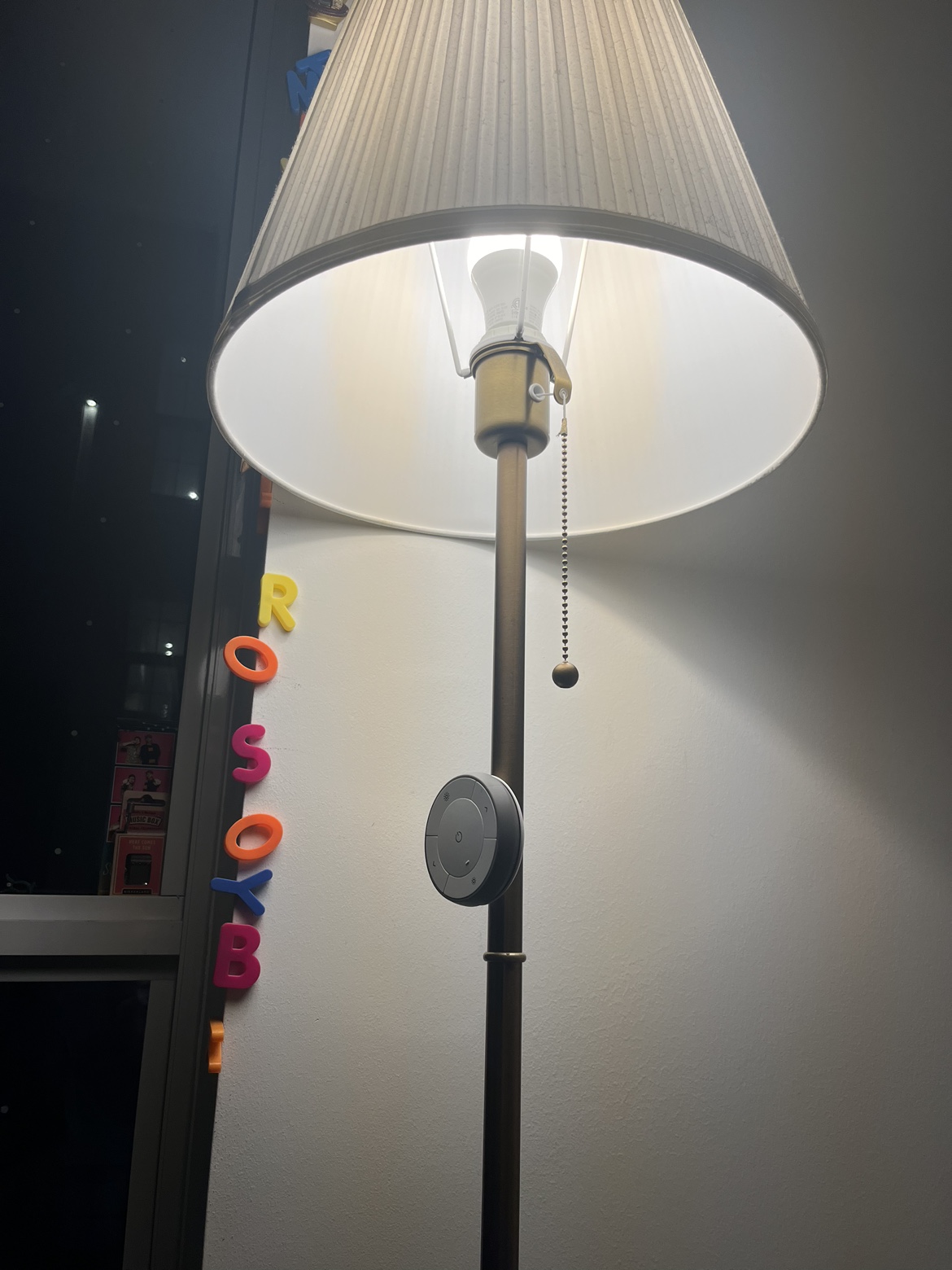 Floor Lamp with Pull Chain Switch and Remote - photo 2
