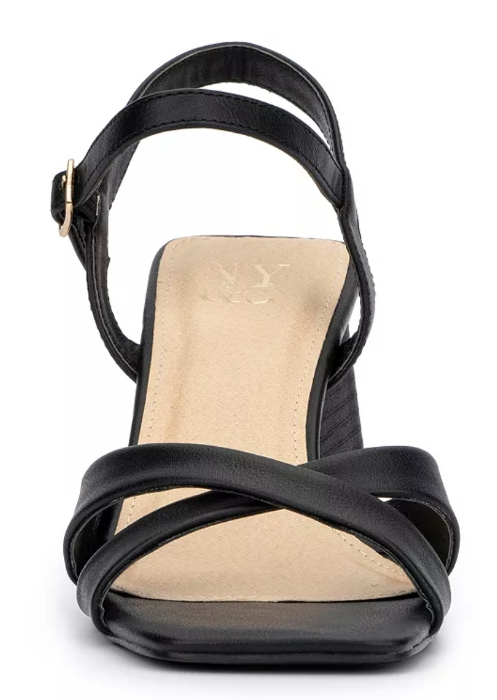 New York & Co. Womens Ankle Strap Open Toe Pumps image indicator(5)