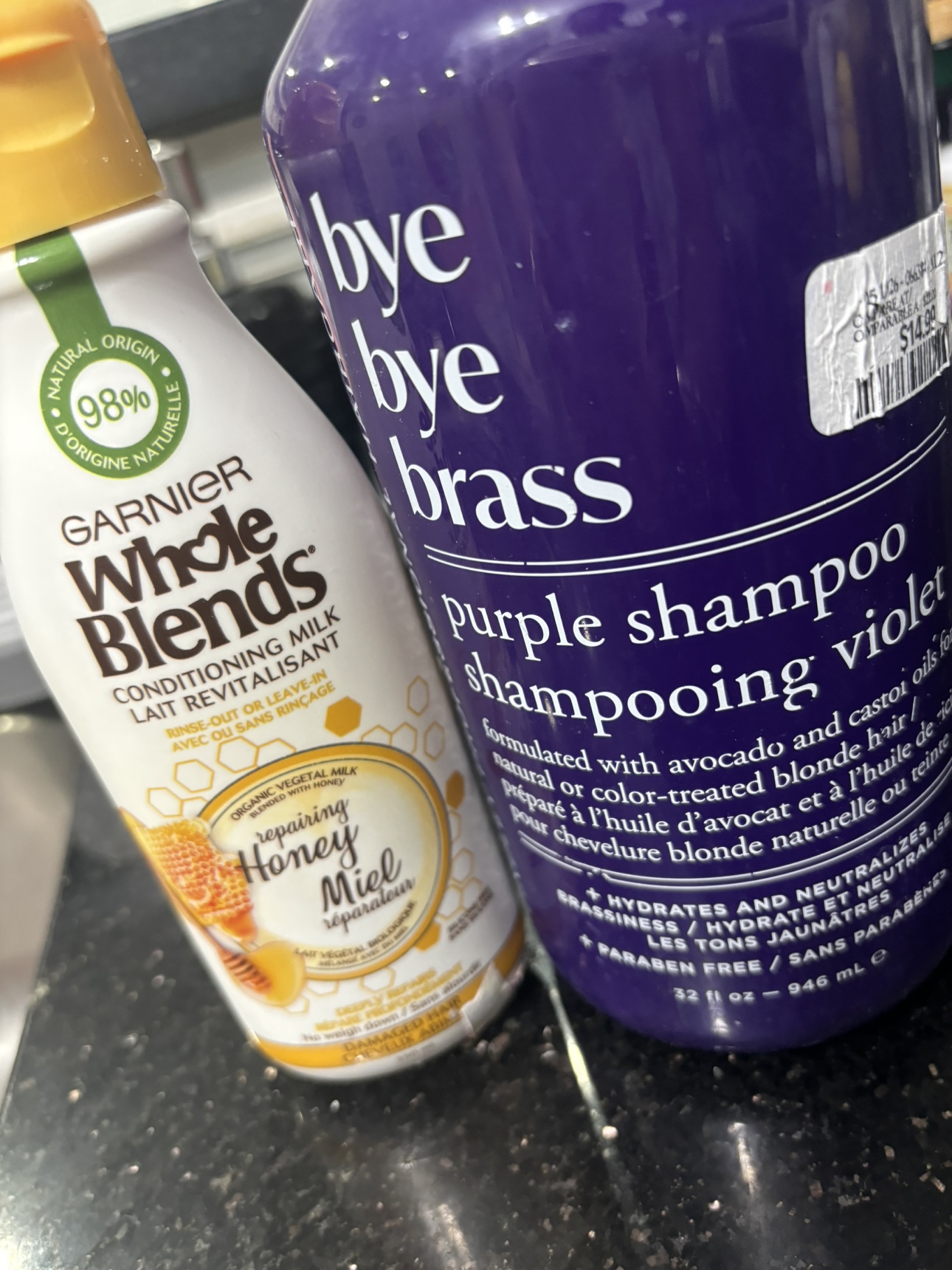 Shampoo and conditioner- used like new