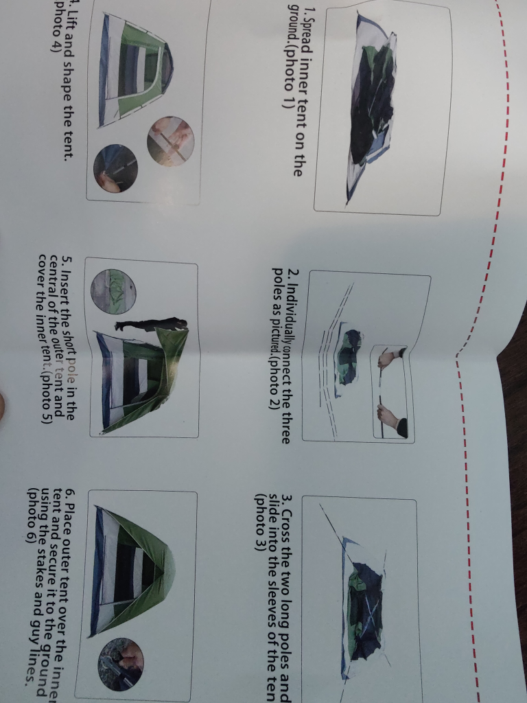 UNUSED AGLORY Camping Tent with Rainfly image indicator(2)