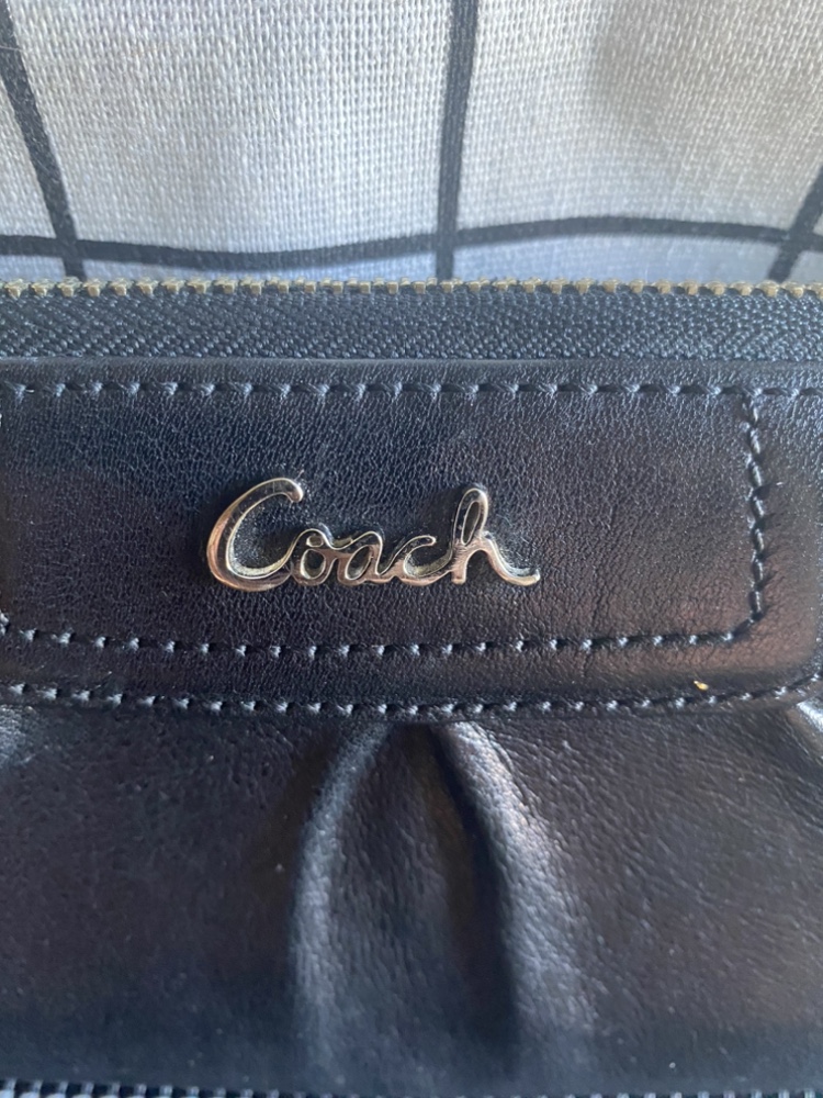 Coach Black Leather Wallet thumbnail