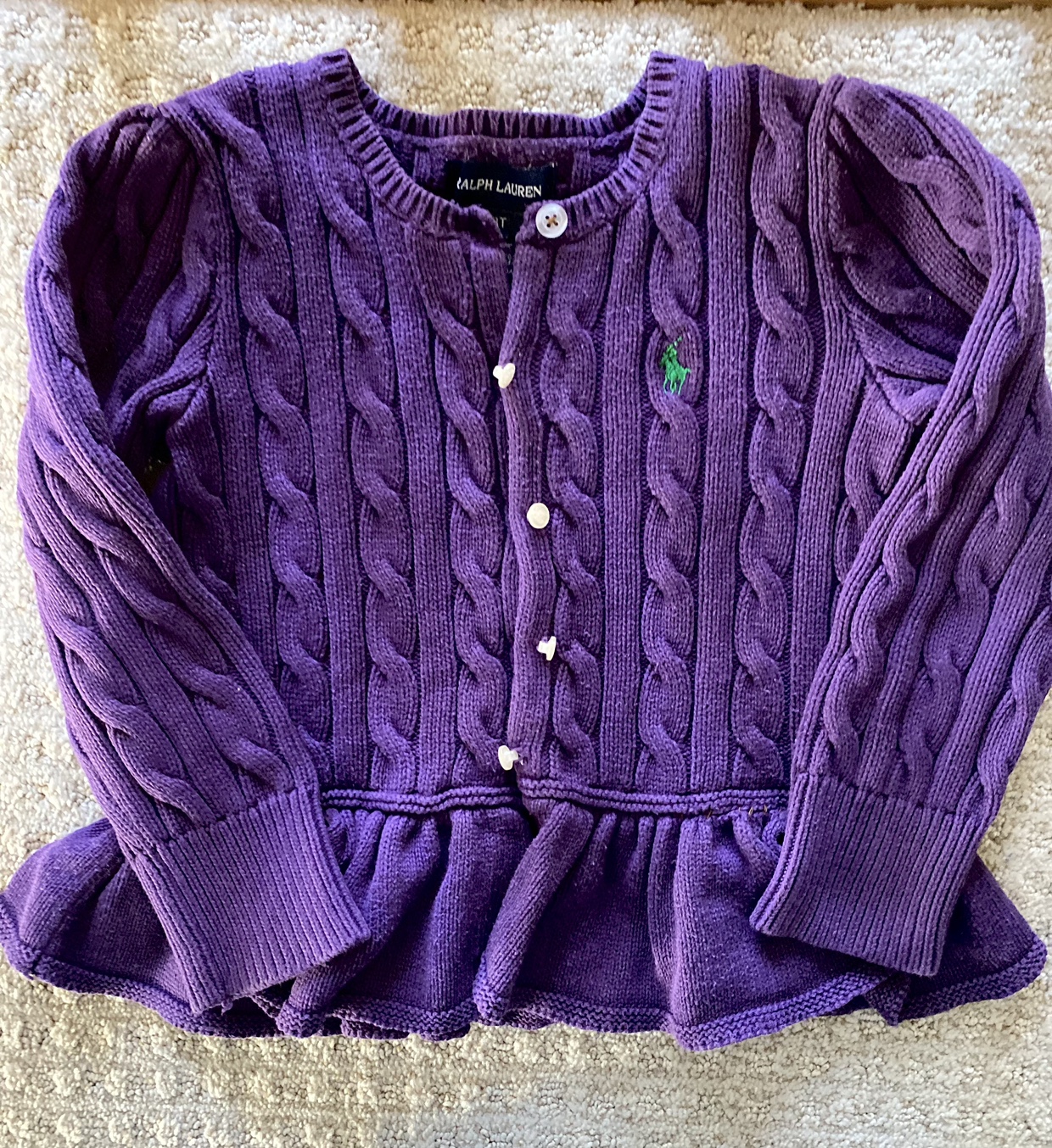 Ralph Lauren Girls Cardigan 3t