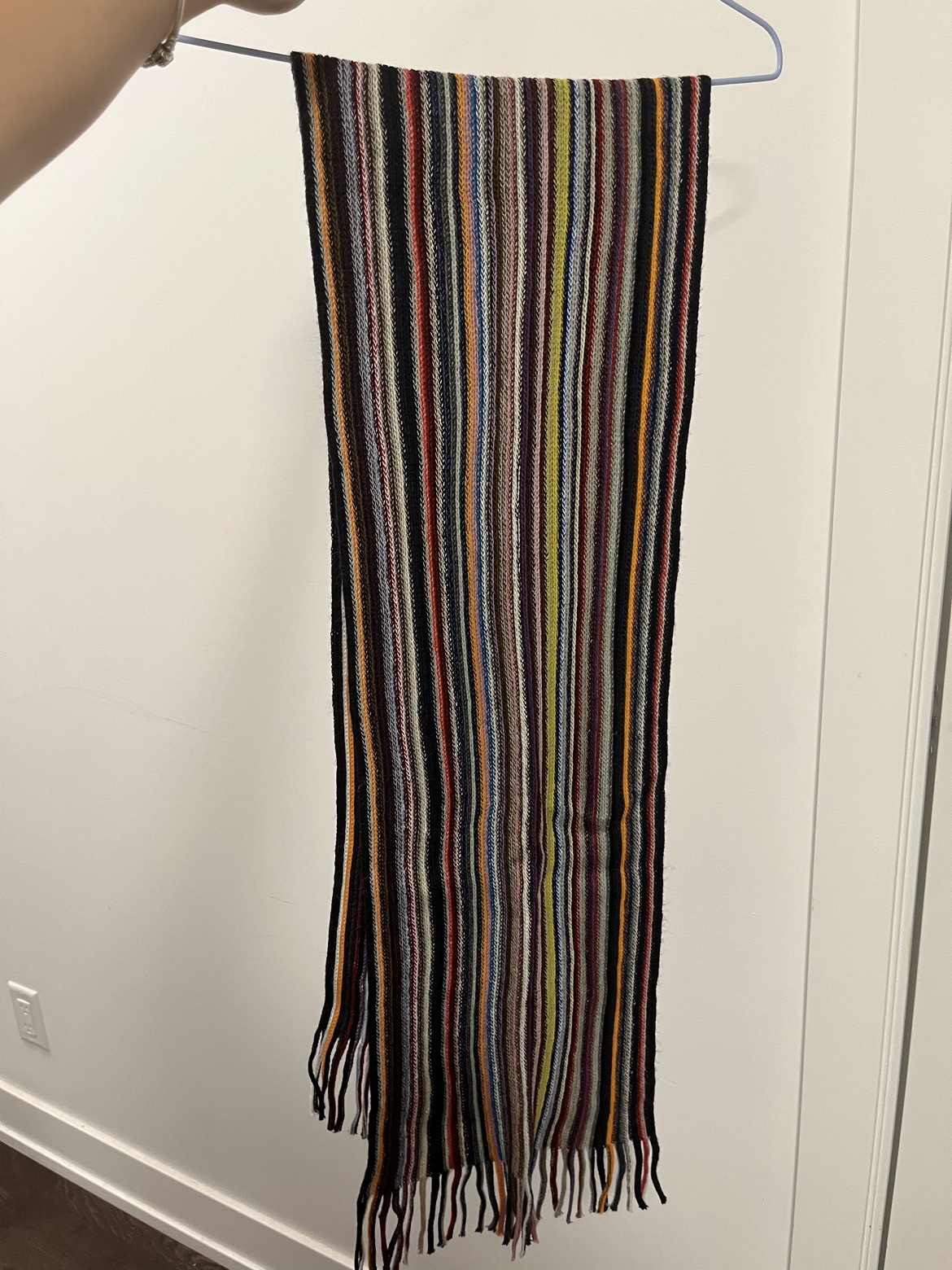 Warm colorful scarf - photo 3