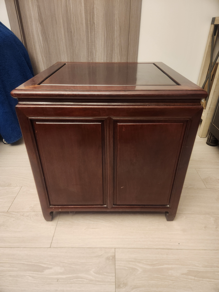 ❤️Beautiful Chinese Display Cabinet + Side Table w drawer image indicator(10)