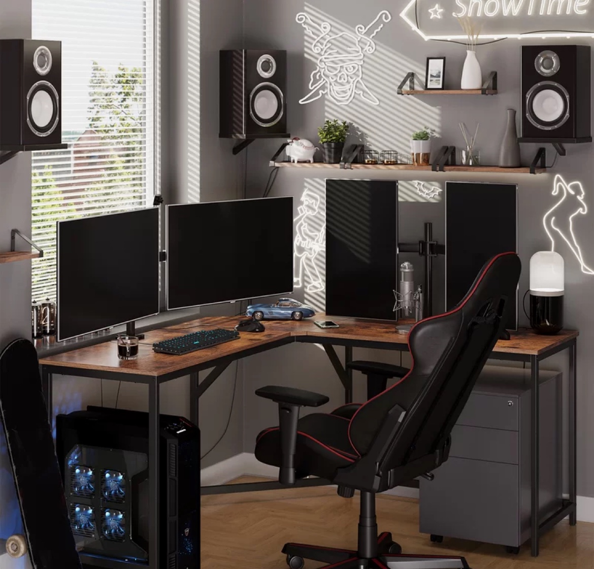L-Shaped Computer Desk - photo 3