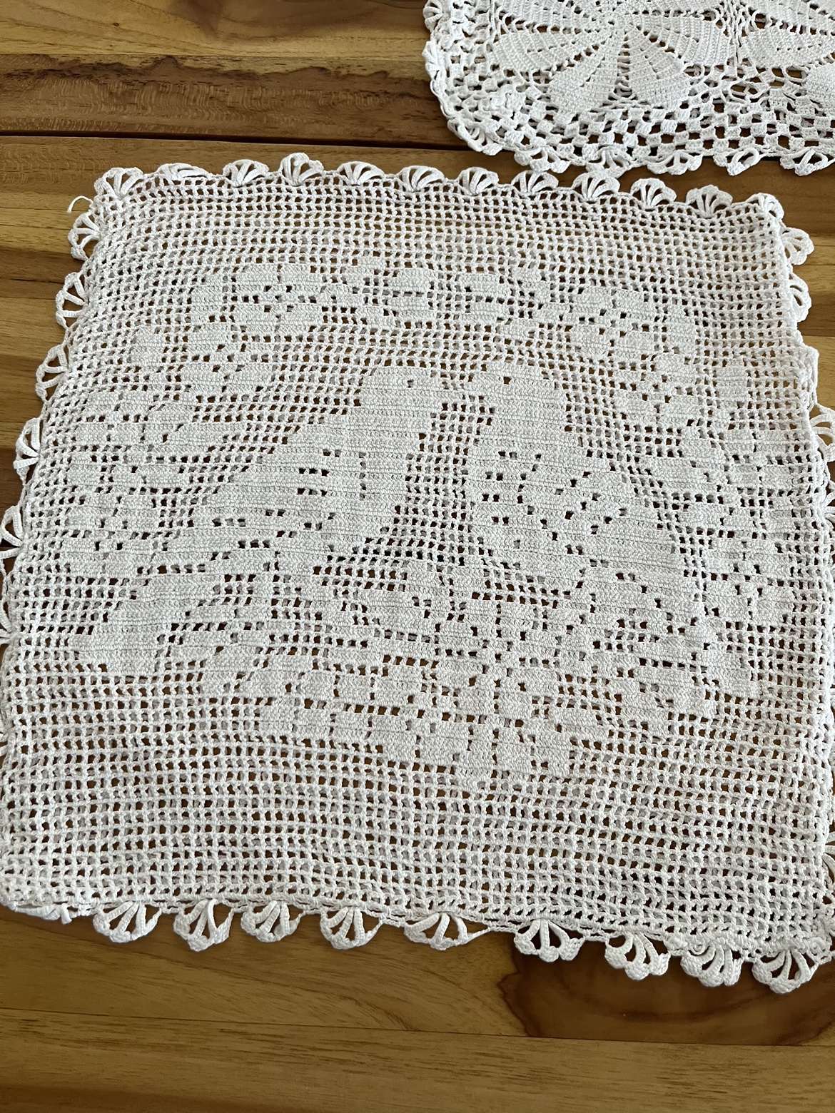 Handmade lace cushion covers image indicator(4)