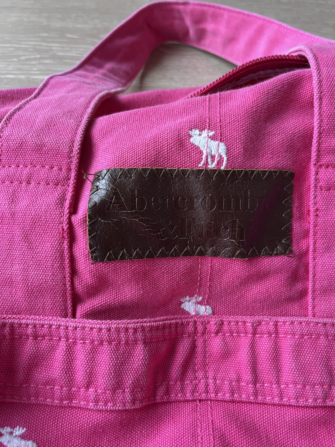 Pink Abercrombie & Fitch Travel Bag - photo 2