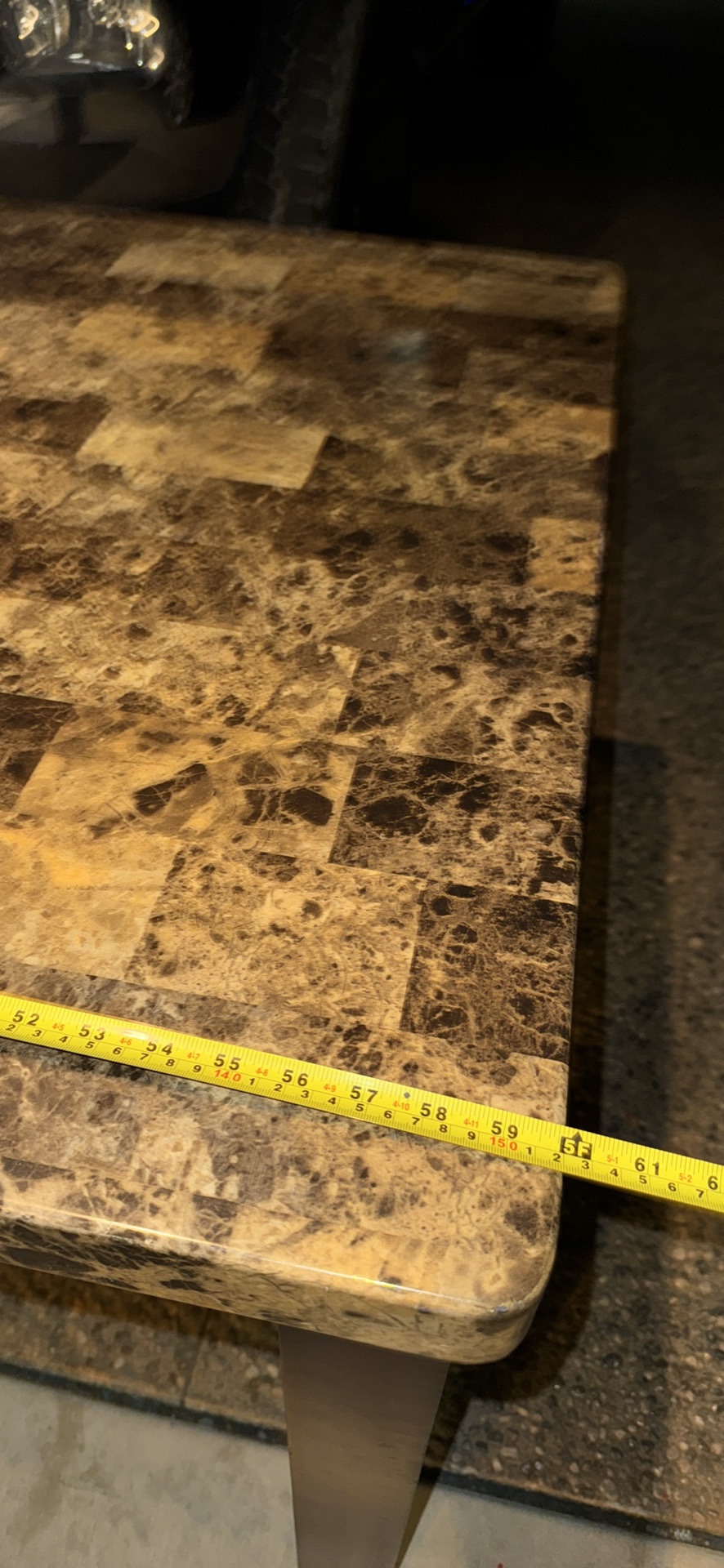 Large Marble Top Table (I can deliver for free) - photo 4