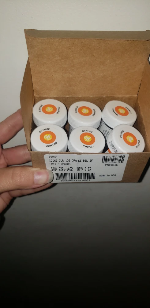 6 Bottles Wilton Icing Colour - Orange - photo 2