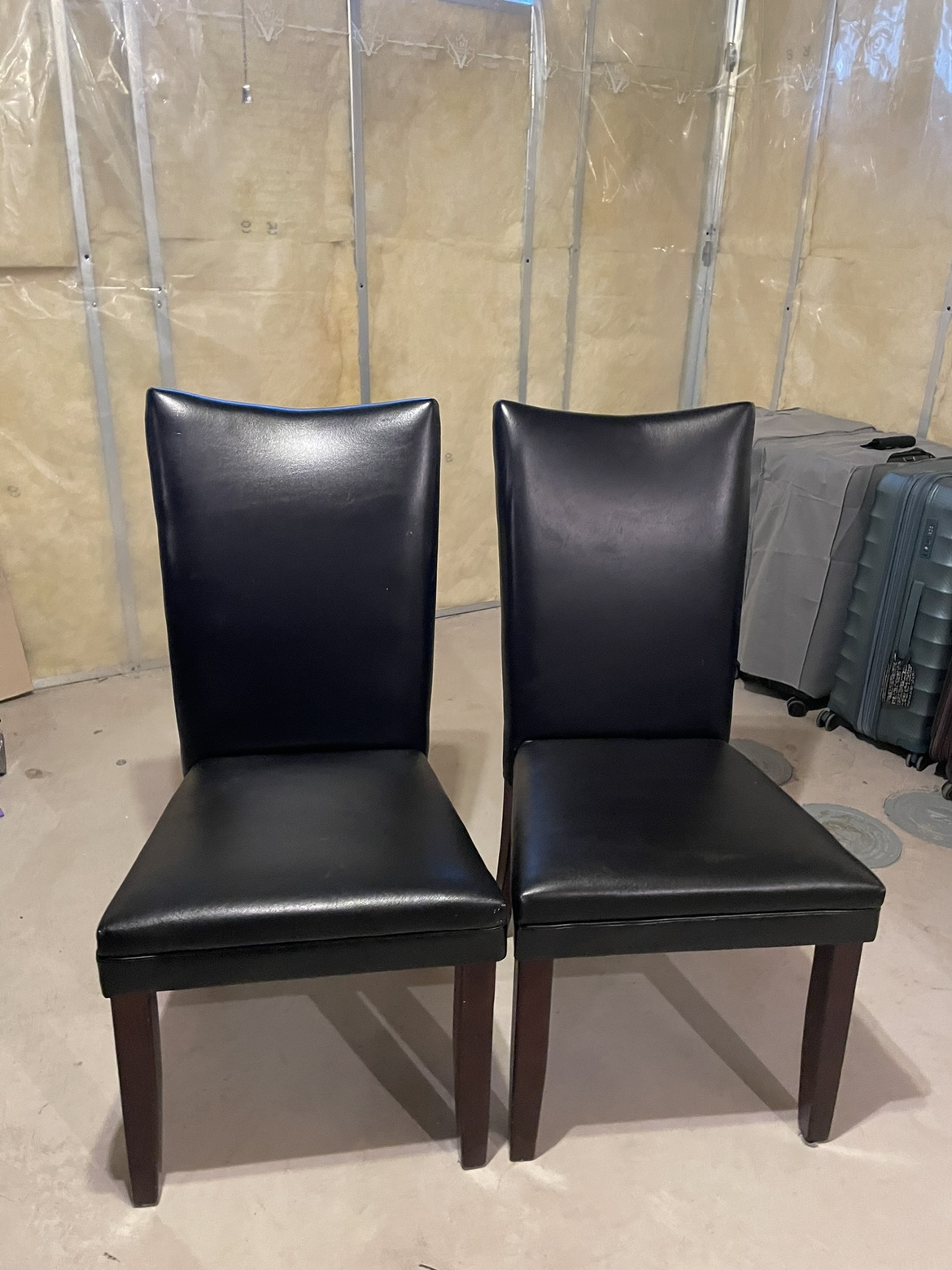 Black Leather Dining Chairs