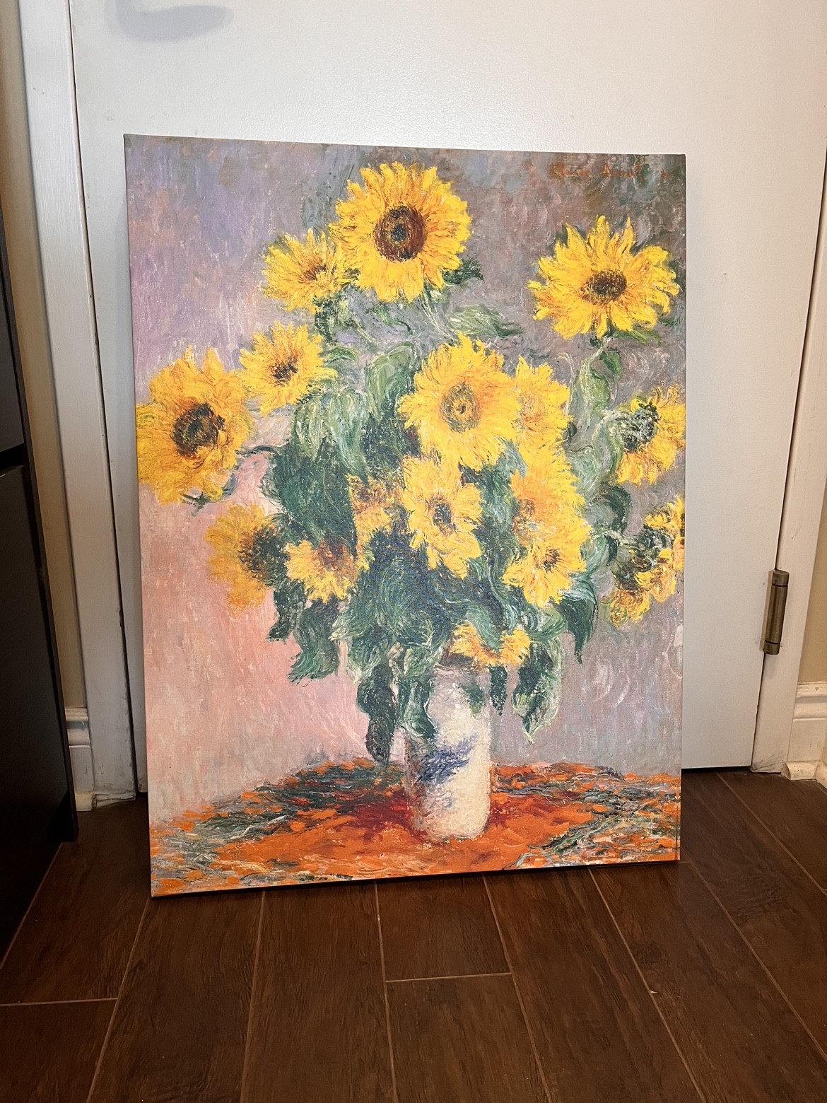 Sunflower wall art