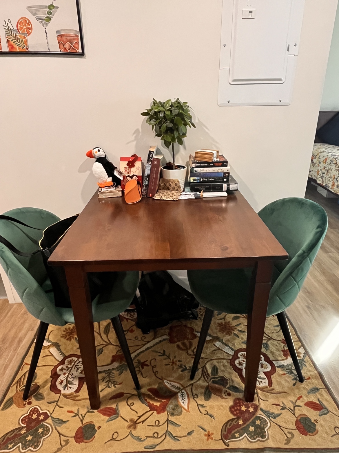 Dining table and 2 chairs