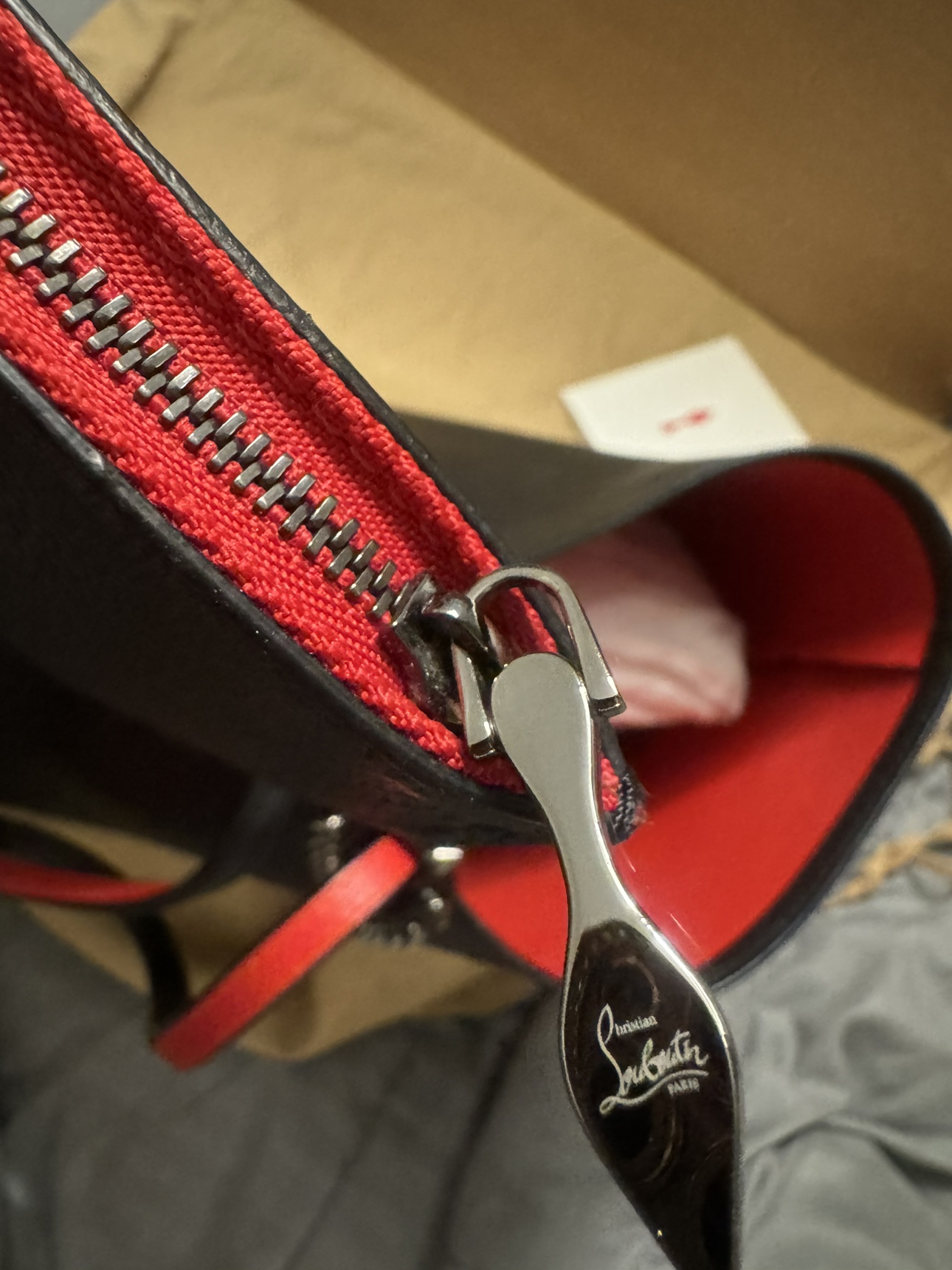 Christian Louboutin Black Cabata Tote image indicator(5)