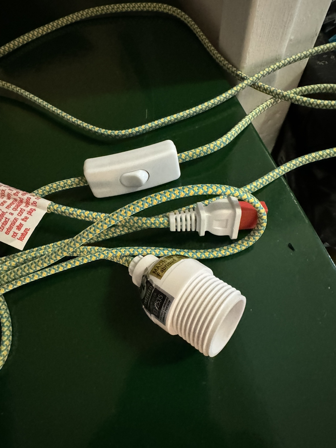 Hanging Light Cord #FREECYCLE thumbnail