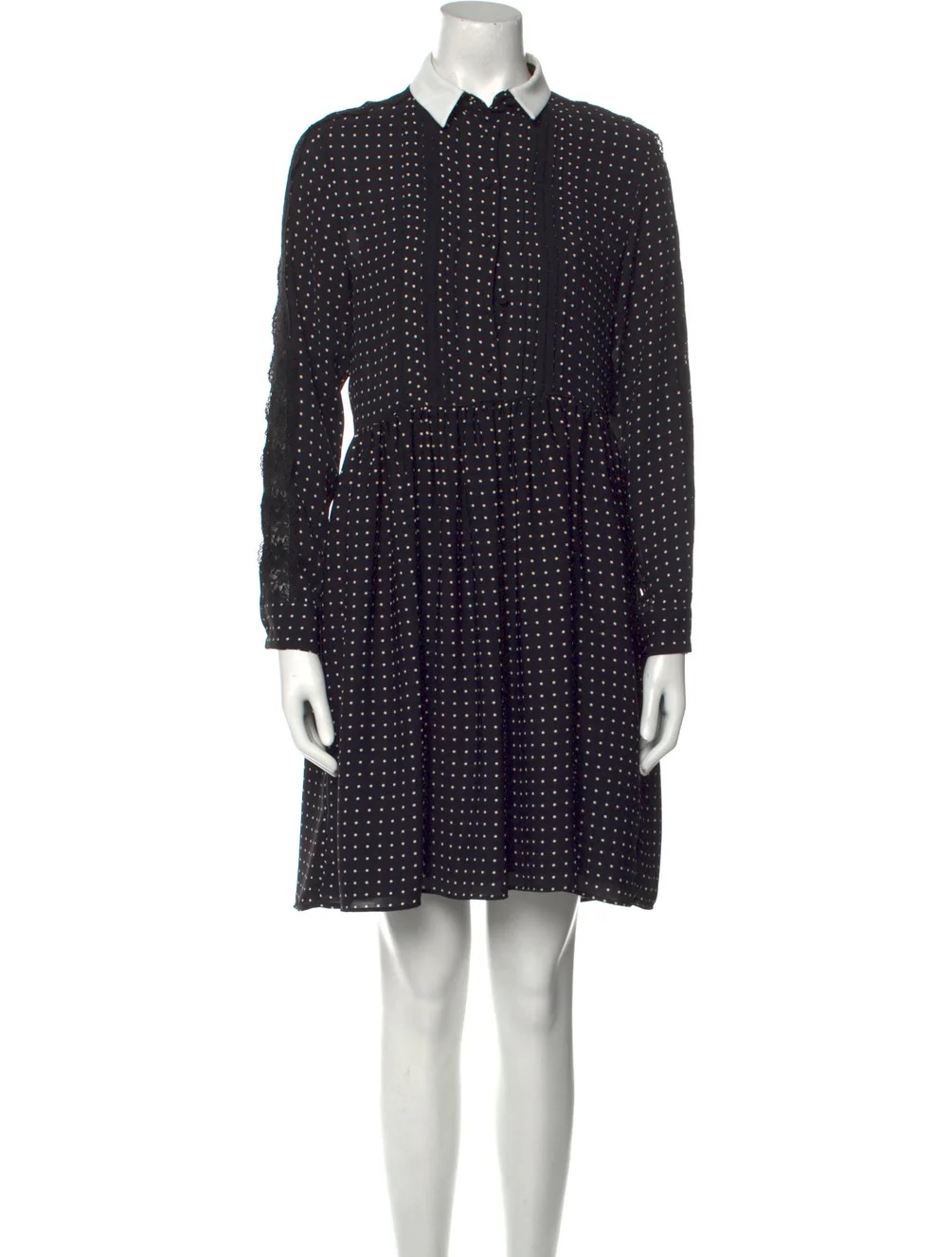 The Kooples polka dot black dress - photo 3