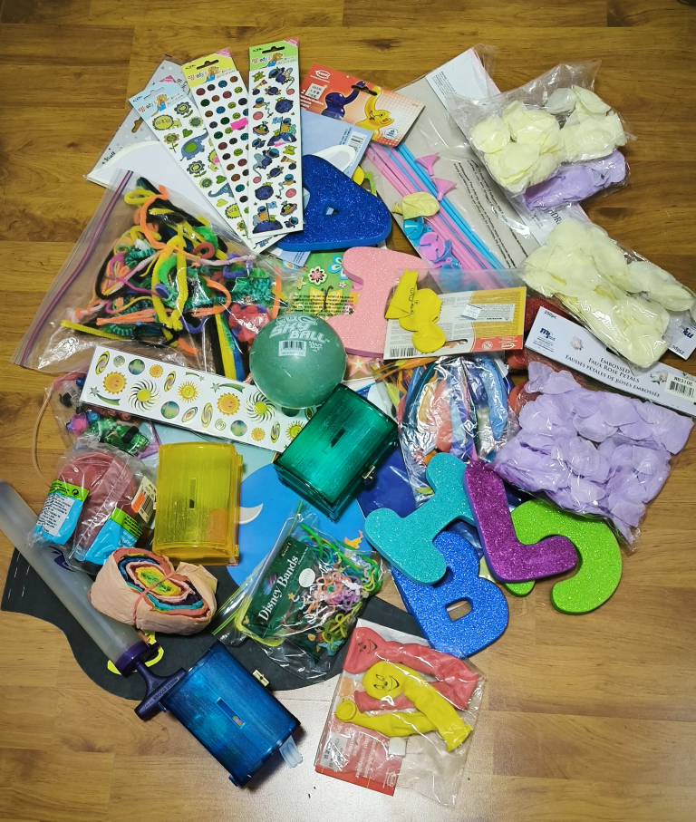 #freecycles, party deco accessories