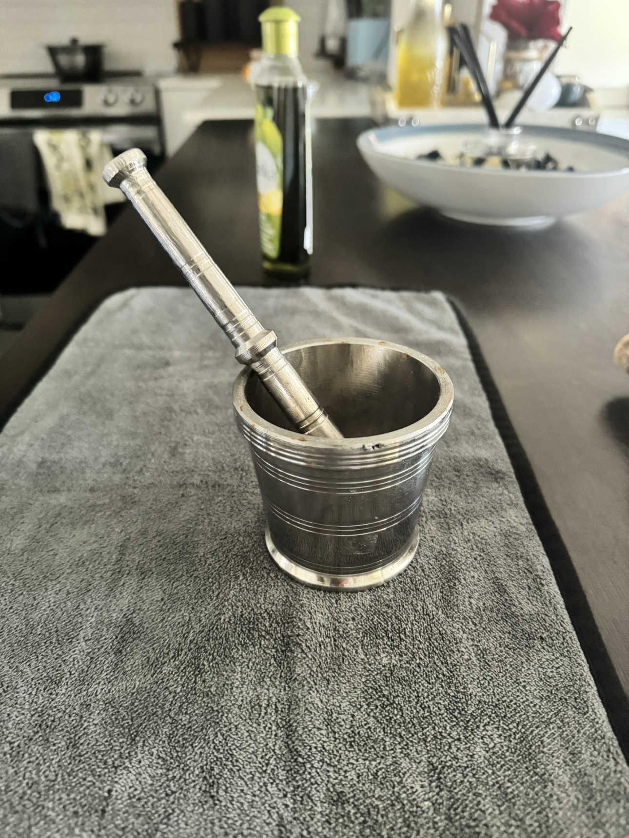 Metal Mortar and Pestle