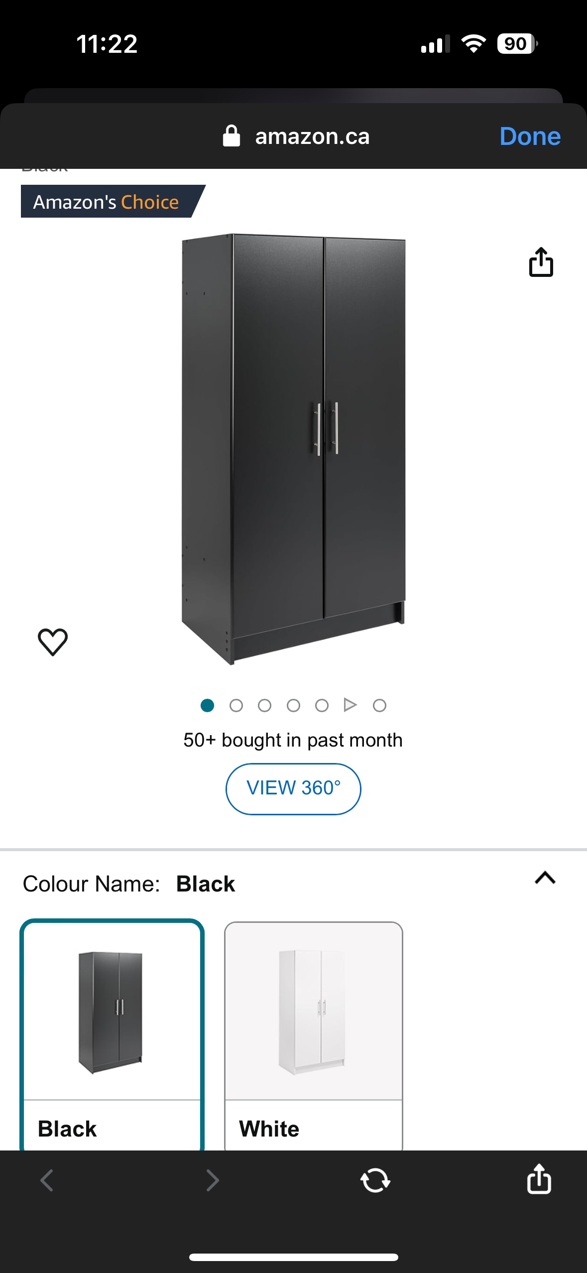 2-Door Wardrobe Cabinet Brand New in box thumbnail