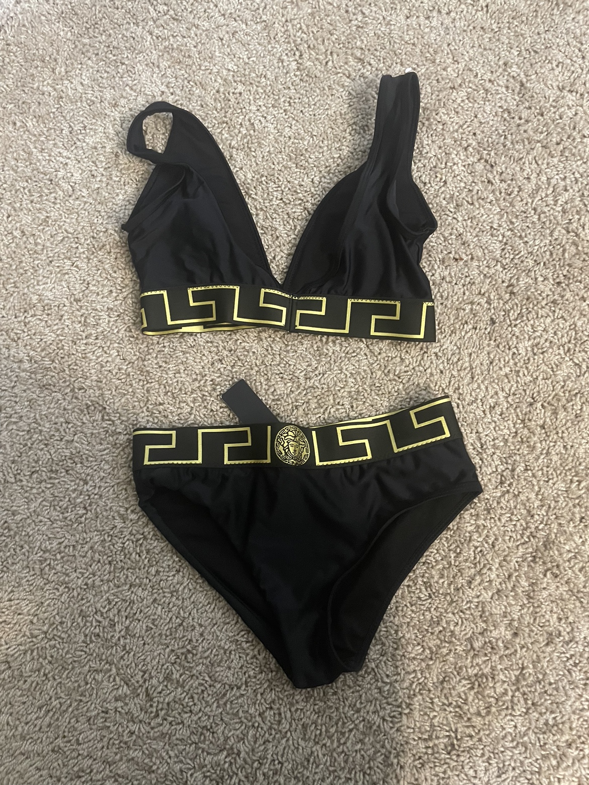 Versace Black and Gold Swimsuit brand new - photo 3