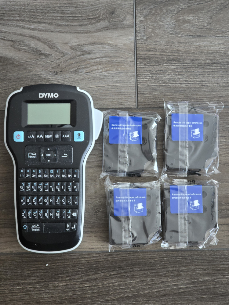 DYMO Label Maker with Extra 4 Tapes thumbnail
