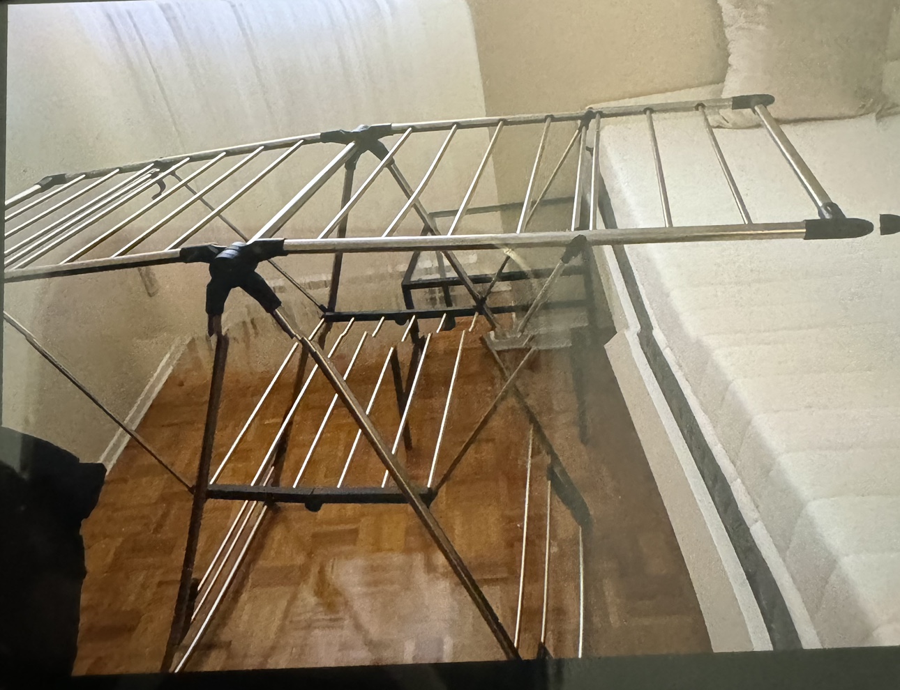 Mainstay Folding Clothes Drying Rack from walmart thumbnail