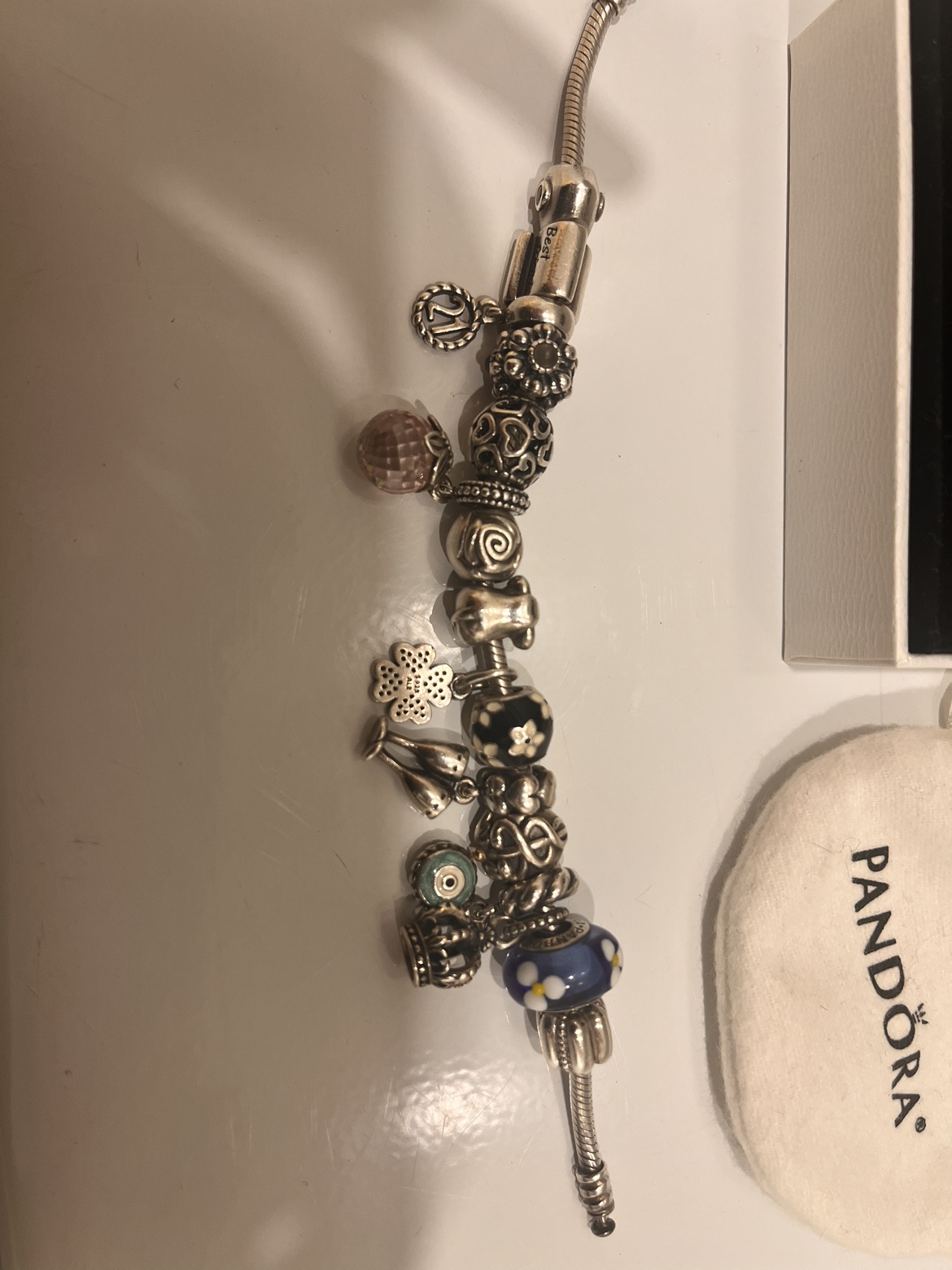 Pandora bracelet with charms - photo 3