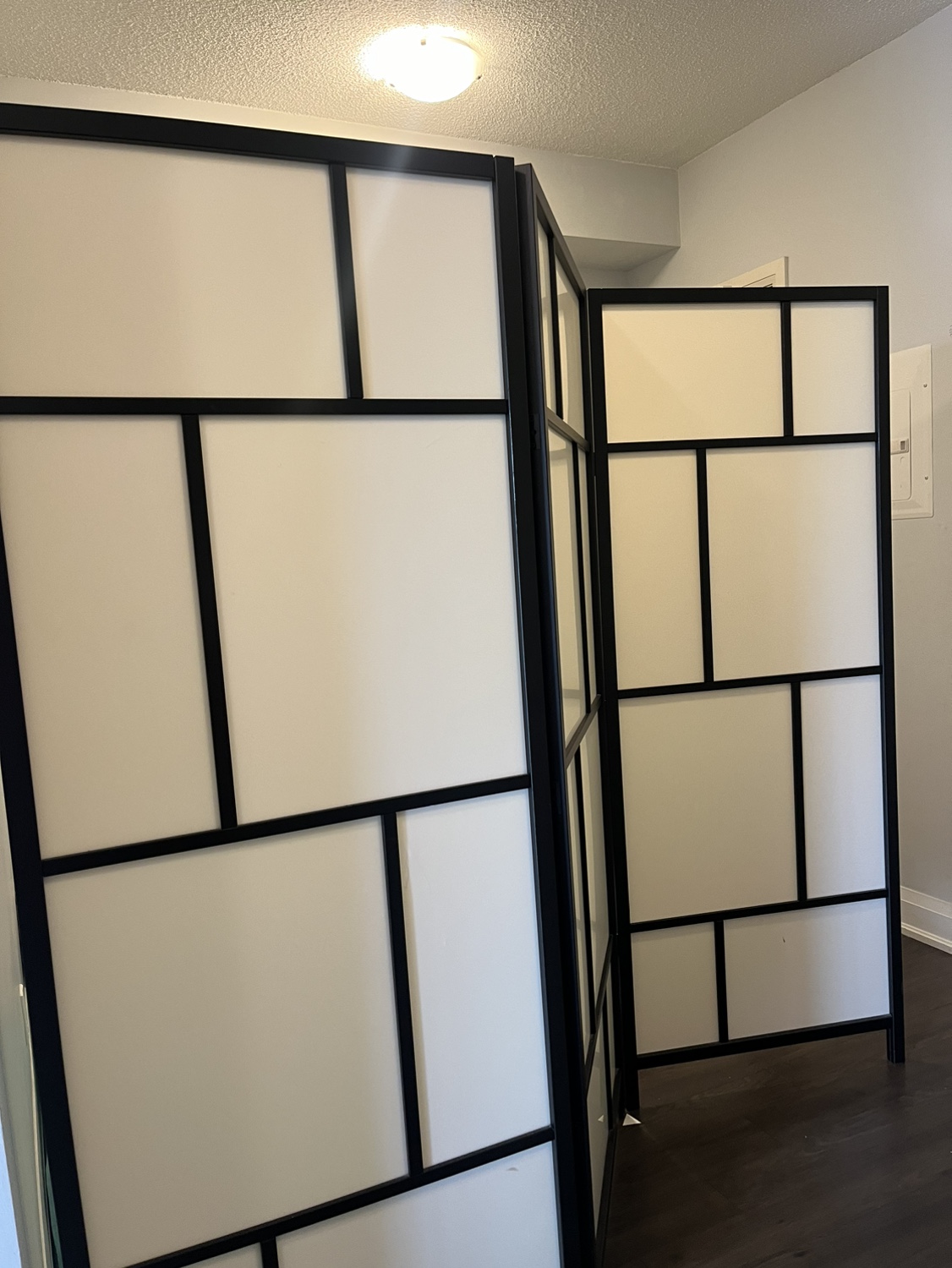 Black and White Ikea Room Divider $260 --> $130