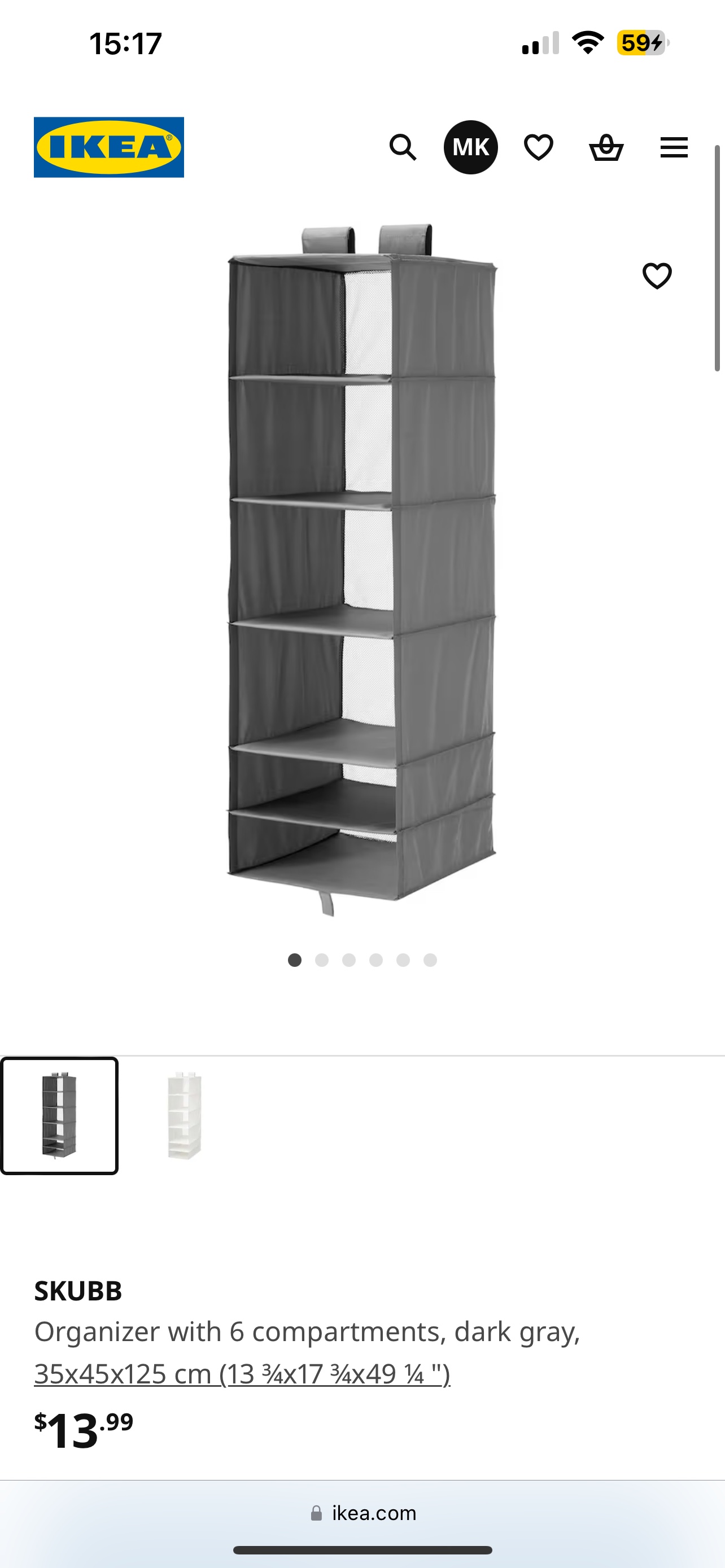 Skubb organizer with 2 inserts thumbnail