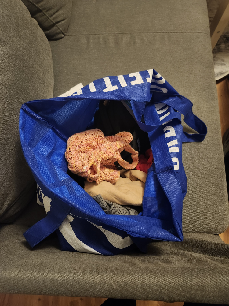 bag of clothes