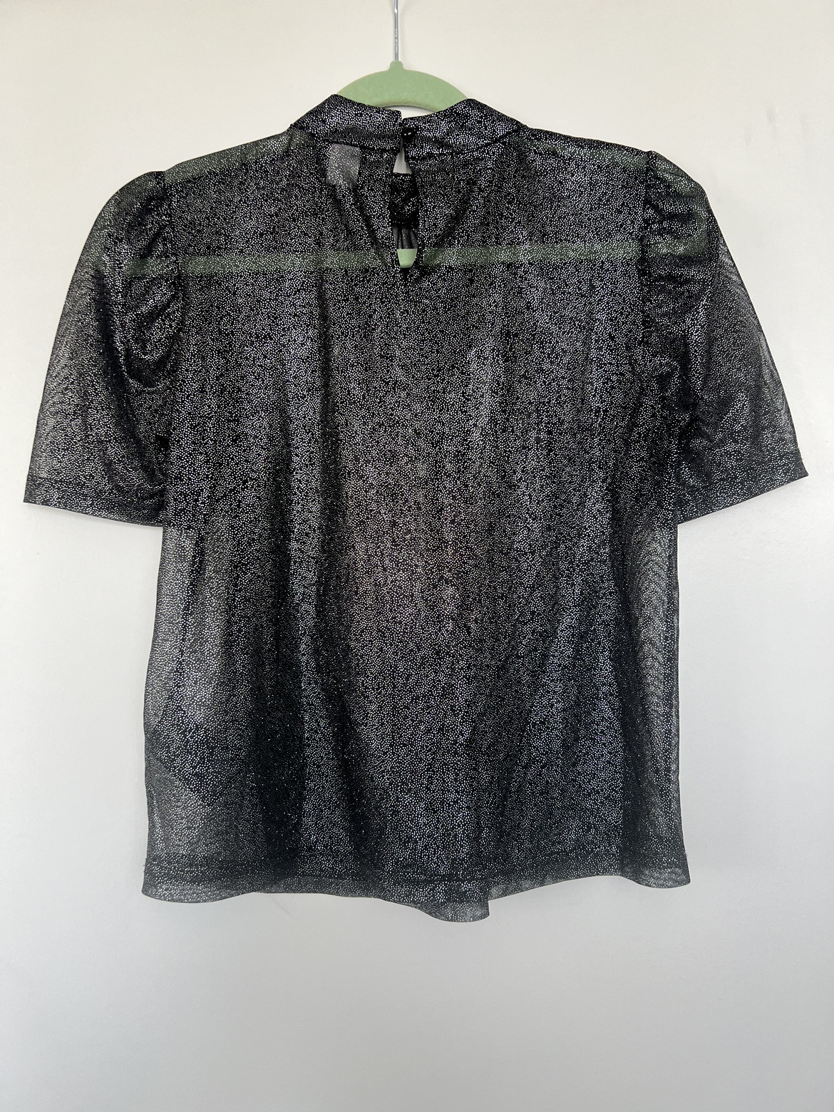 H&M Divided Black Glitter Top - photo 2