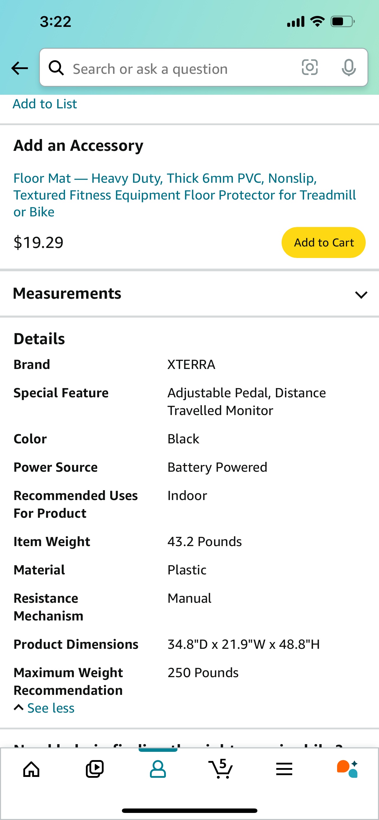 Xterra Fitness UB120 Upright Exercise Bike - photo 5