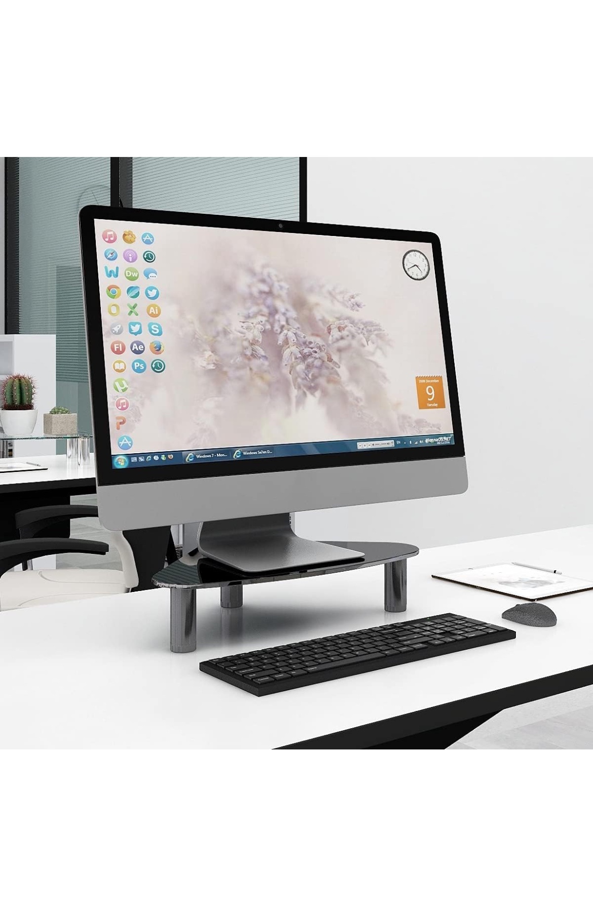 Glass Monitor/Computer Stand thumbnail