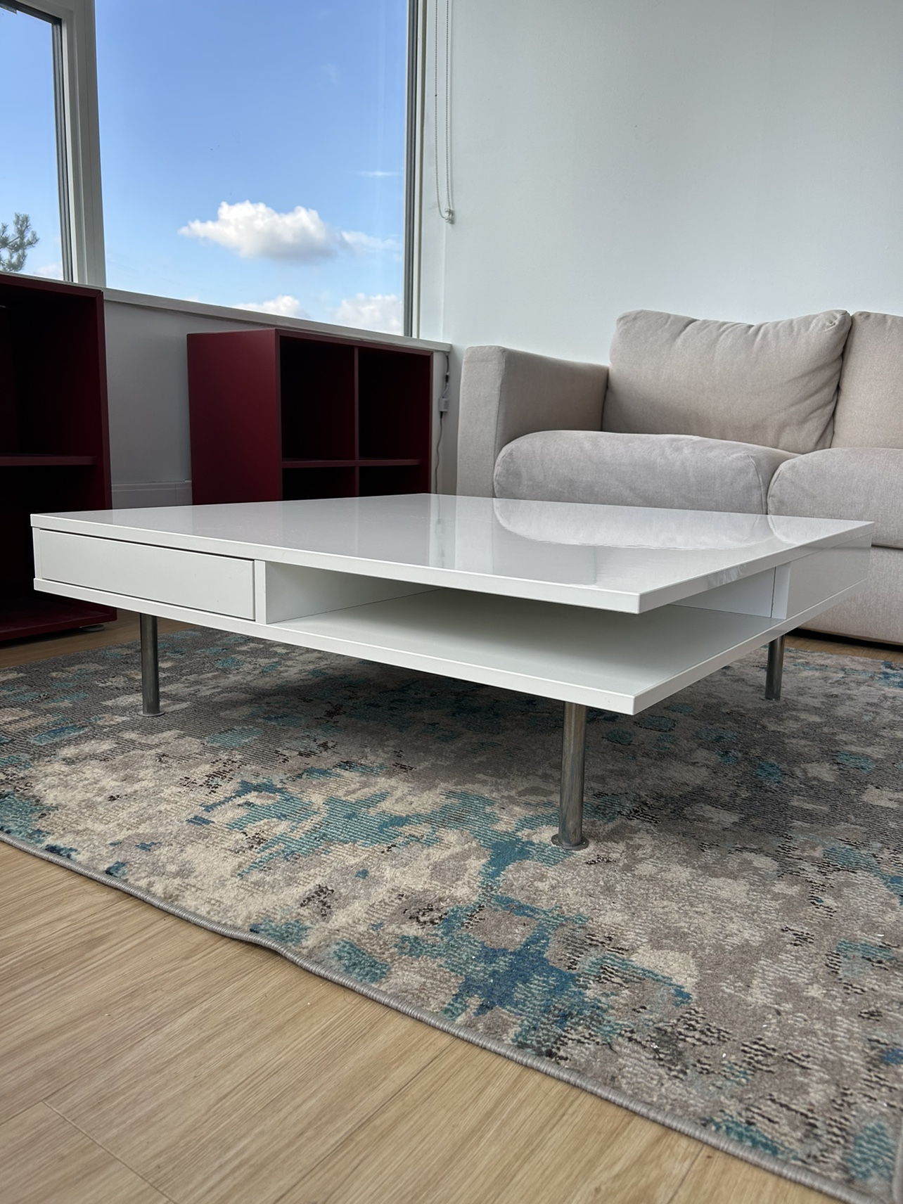 White IKEA Tofteryd Coffee Table - photo 2