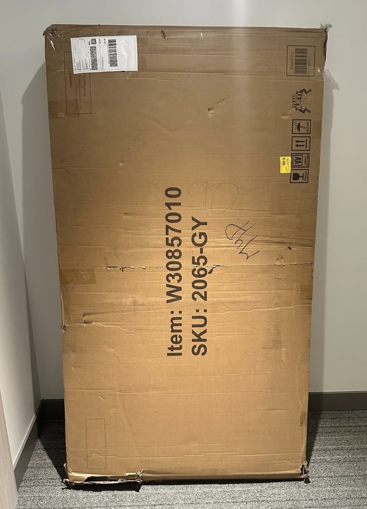 [Boxed] Sofa Bed Couch 73.62” Grey Linen - photo 4