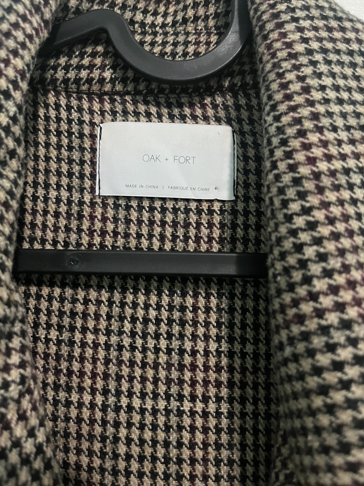 Oak + Fort Houndstooth Coat image indicator(4)
