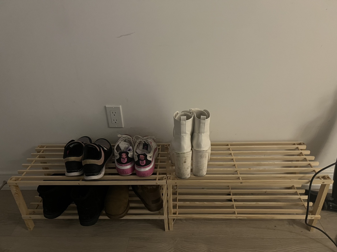 Wooden Shoe Rack