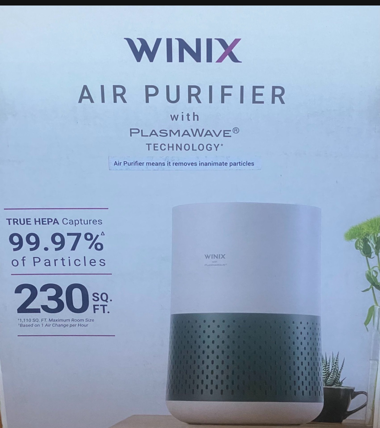Winix Air Purifier with PlasmaWave Technology