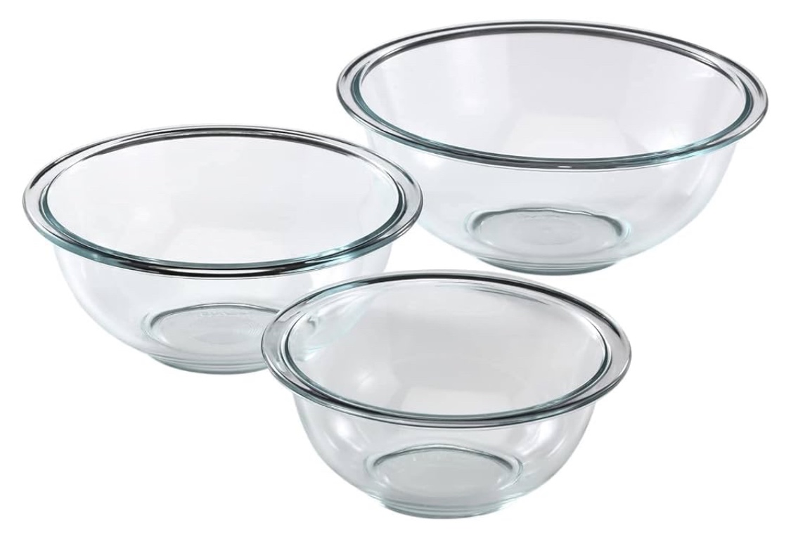 Pyrex Glass Mixing Bowls