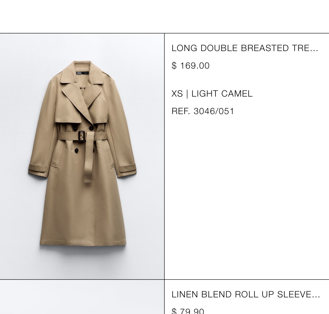 Zara trench coat - photo 2