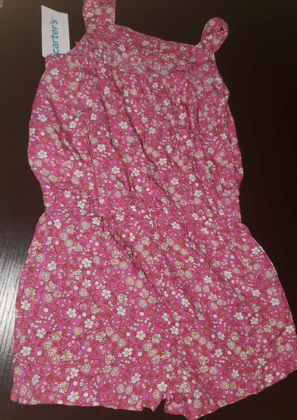 Brand New Carter's Floral Jumpsuit-Girls image indicator(2)