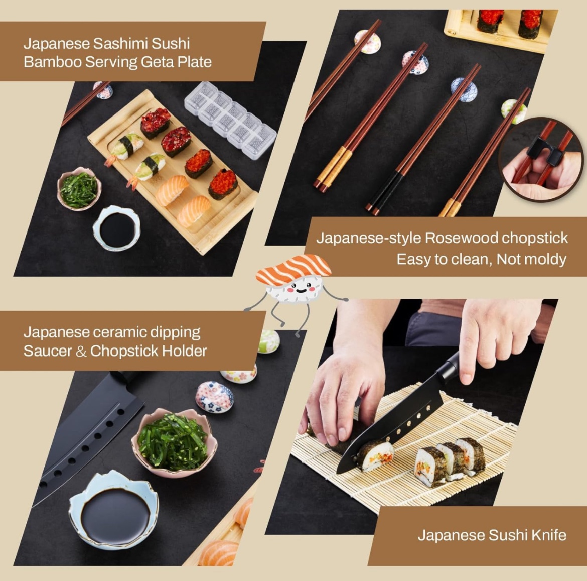 25 in 1 Sushi Making Kit image indicator(5)