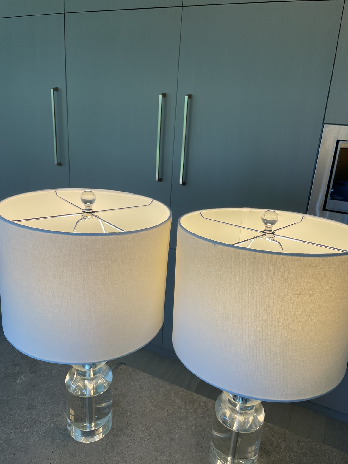 Crystal Table Lamp x 2 - photo 4