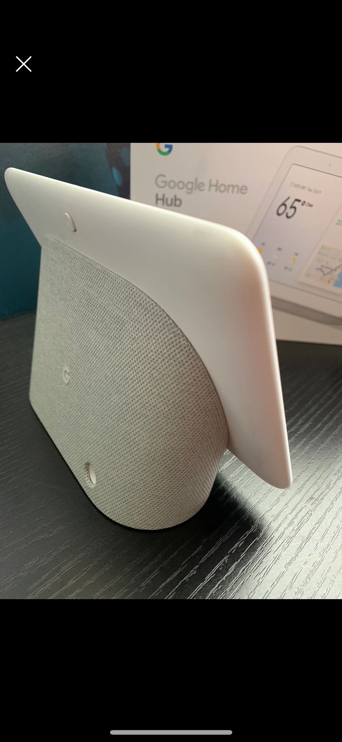 *LIKE NEW*Google Nest Hub Smart Display-Chalk image indicator(6)