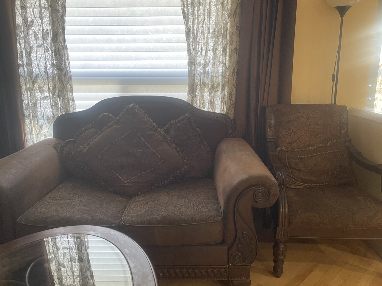Sofa with loveseat & chair - photo 2