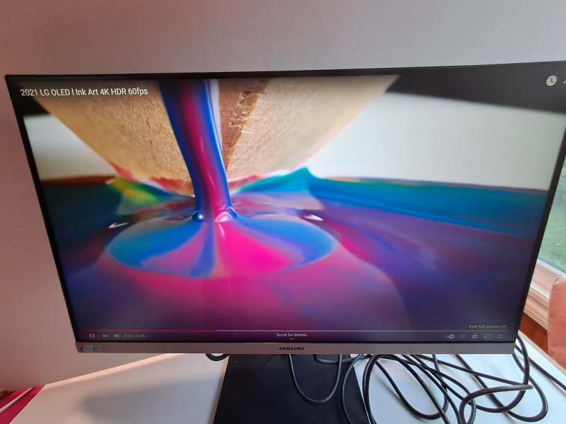 Samsung Monitor 23.8" model LS24R650FDNXZA thumbnail