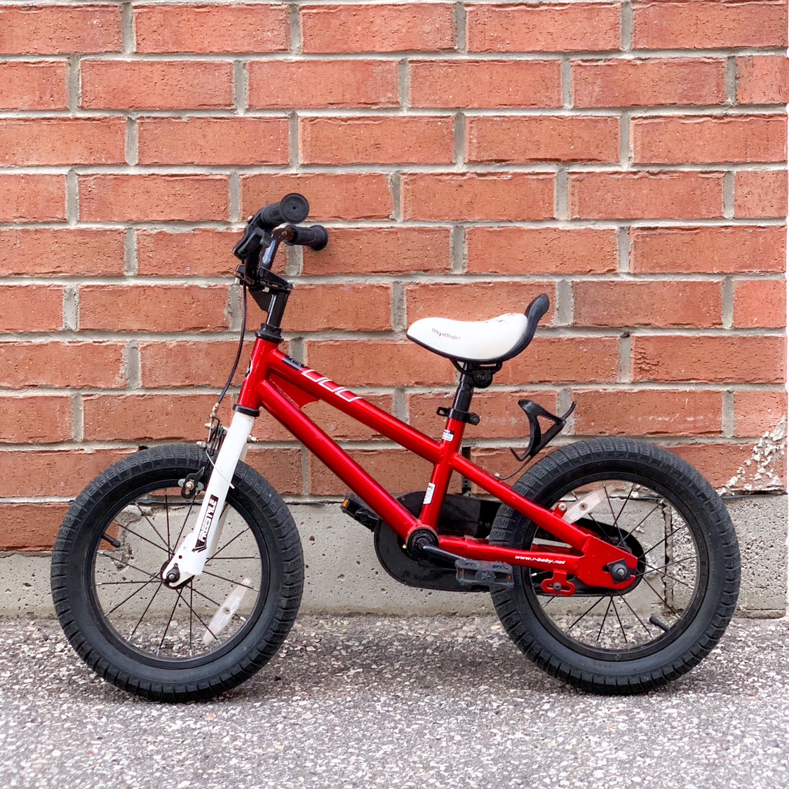 14" BMX bicycle for kids & toddlers, RoyalBaby Bike 2020 Red - photo 2