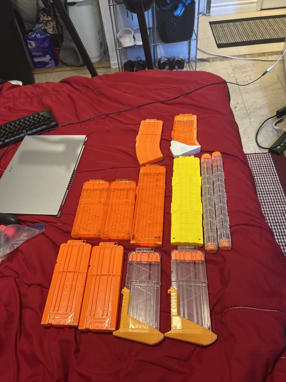 Nerf gun magazines