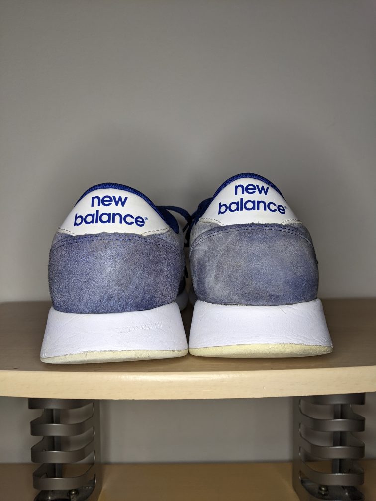 NEW BALANCE LIFESTYLE REVLITE BLUE WHITE SUEDE Sz 10.5 Shoes image indicator(4)